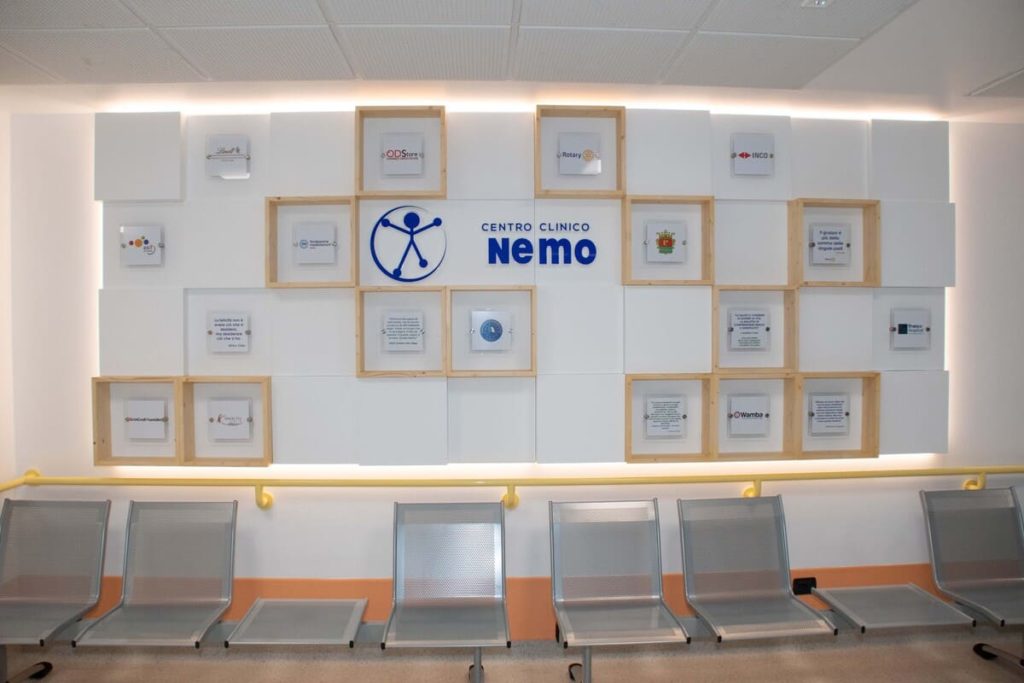 sala d'attesa del centro nemo di trento