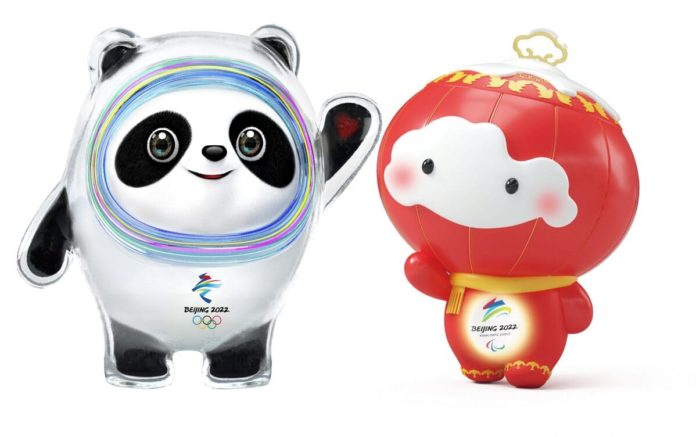 mascotte olimpiadi paralimpiadi pechino 2022