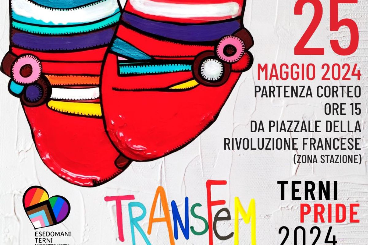 Transfem Terni Pride 2024: programma 25 maggio e percorso