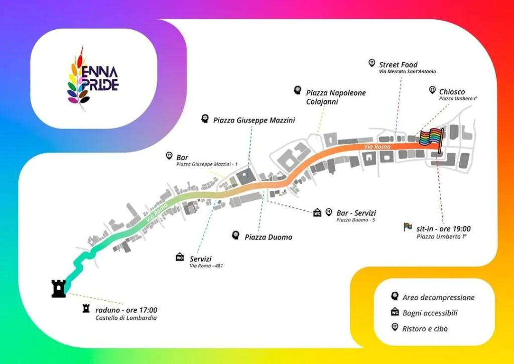 percorso enna pride 2024