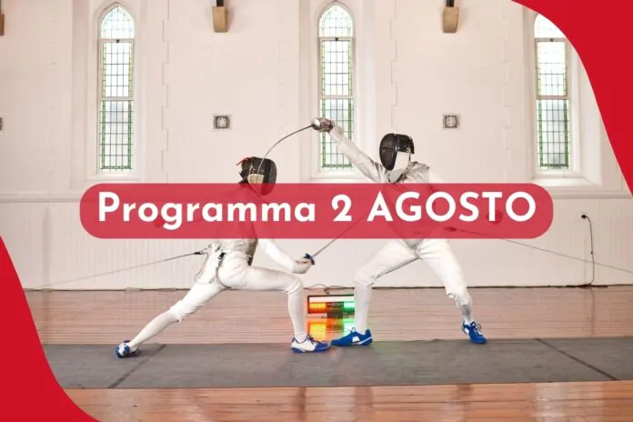 programma 2 agosto olimpiadi di parigi 2024