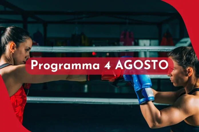 programma 4 agosto olimpiadi di parigi 2024