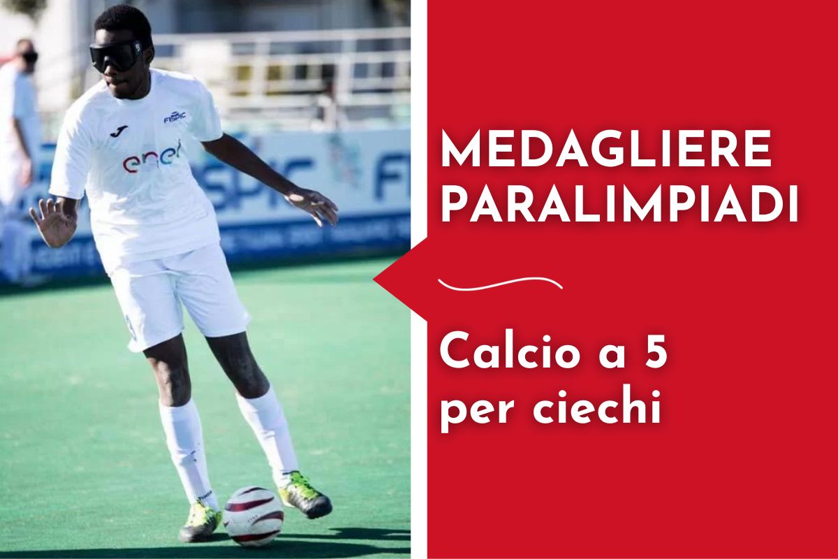 calcio a 5 per ciechi paralimpiadi