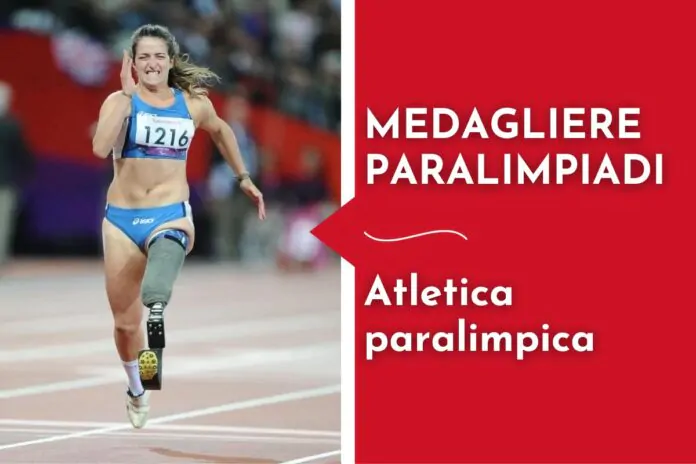 medagliere paralimpiadi atletica paralimpica