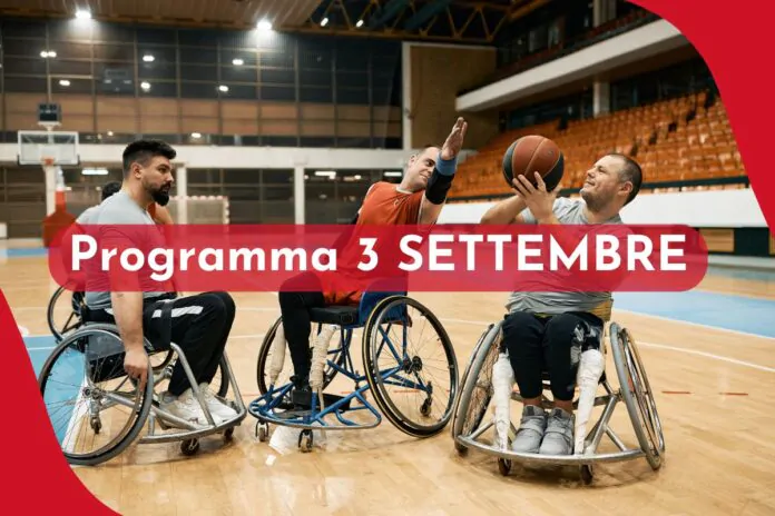 programma 3 settembre paralimpiadi di parigi 2024