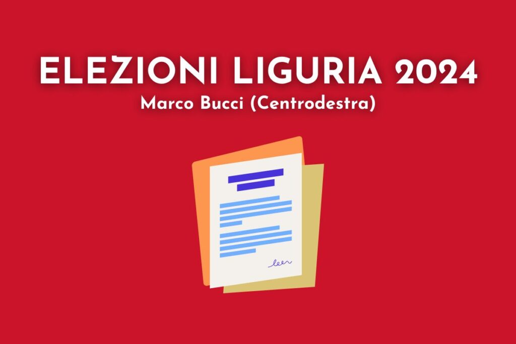 elezioni regionali liguria 2024 marco bucci centrodestra