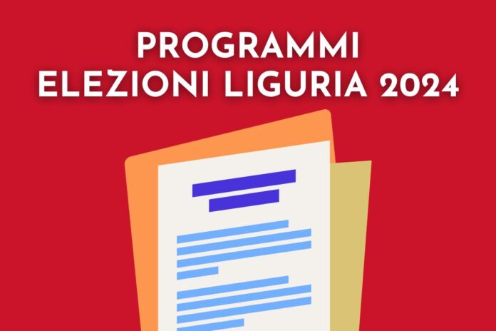 programmi elettorali elezioni regionali liguria 2024