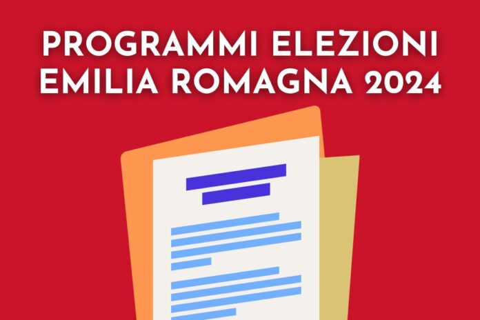 programmi elezioni regionali emilia romagna 2024