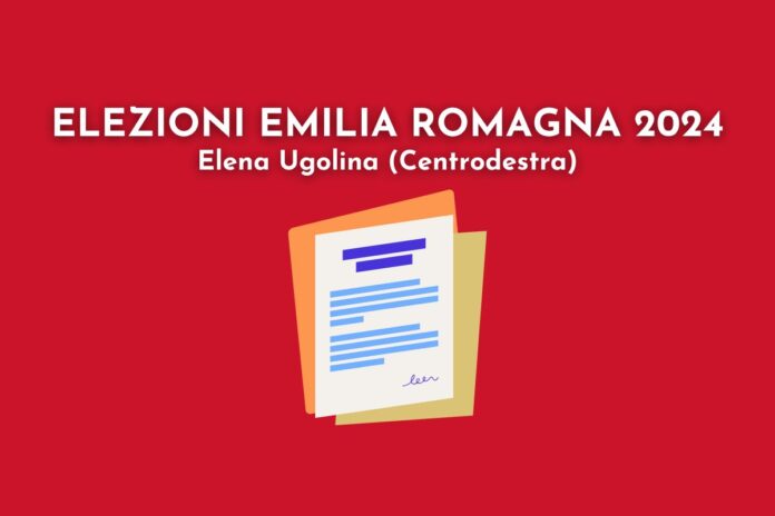 elezioni emilia romagna 2024 programma elena ugolini