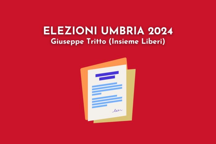 elezioni regionali umbria 2024 programma giuseppe tritto