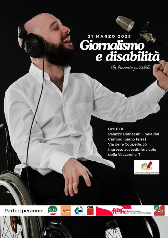 giornalismo e disabilità comunicato ufficiale